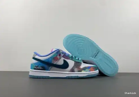 Aqua Bleached Nike Dunk Futura Laboratories SB Low 0617
